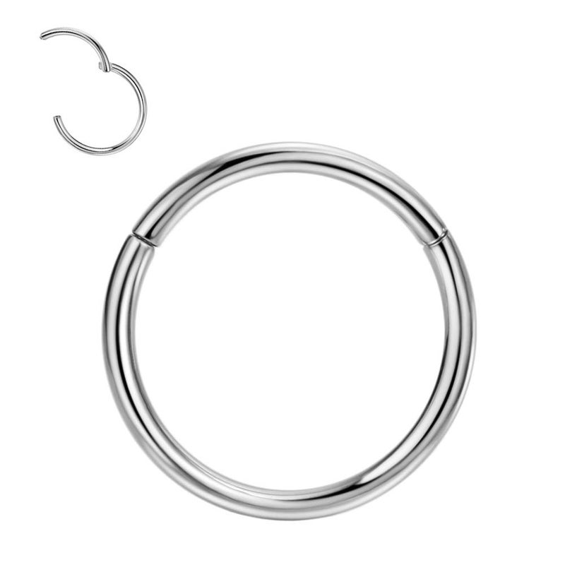 FANSING 20g 6mm Nose Hoop Titanium Cartilage Earring Hoop Small Nose Ring 20g Nose Rings Hoop 20 Gauge Forward Helix Earring Hoop Tragus Earrings Small Hoop Earrings 6mm Nose Hoop - Image 1